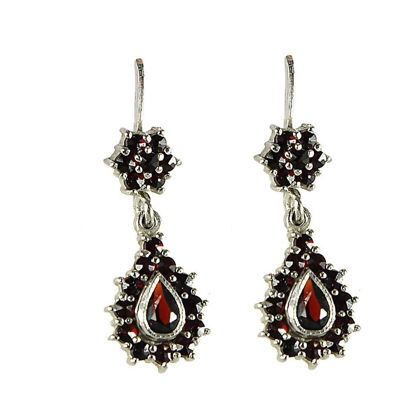 Bohemian Garnet Earring "Andrea"