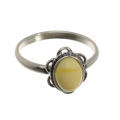 Sterling Silver and Baltic Butterscotch Amber Ring "Brittany"