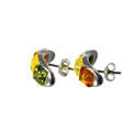 Baltic Multi Color Amber Earrings "Mila"