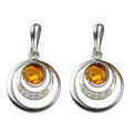 Baltic Honey Amber Earrings "Aleta"