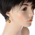 Baltic Honey Amber Earrings "Piper"