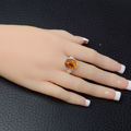 Baltic Honey Oval Ring "Maggie"