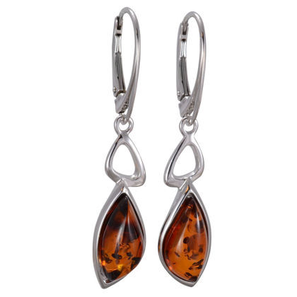 Baltic Honey Amber Dangling Earrings