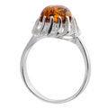 Baltic Honey Amber Ring "Megan"