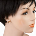 Baltic Honey Amber Stud Earrings