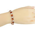 Sterling Silver Honey Baltic Amber Bracelet "Lottie", Amber Jewelry Collection