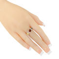 Set of Sterling Silver and Baltic Multicolored Amber Rings, Stackable Rings