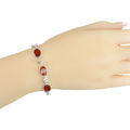 Sterling Silver Honey Baltic Amber Bracelet "Michelle", Amber Jewelry Collection