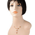 Sterling Silver Baltic Honey Amber Necklace "Maja"
