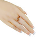 Sterling Silver and Baltic Honey  Amber Ring "Aria"