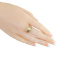 Sterling Silver and Baltic Butterscotch  Amber Ring "Stacie"