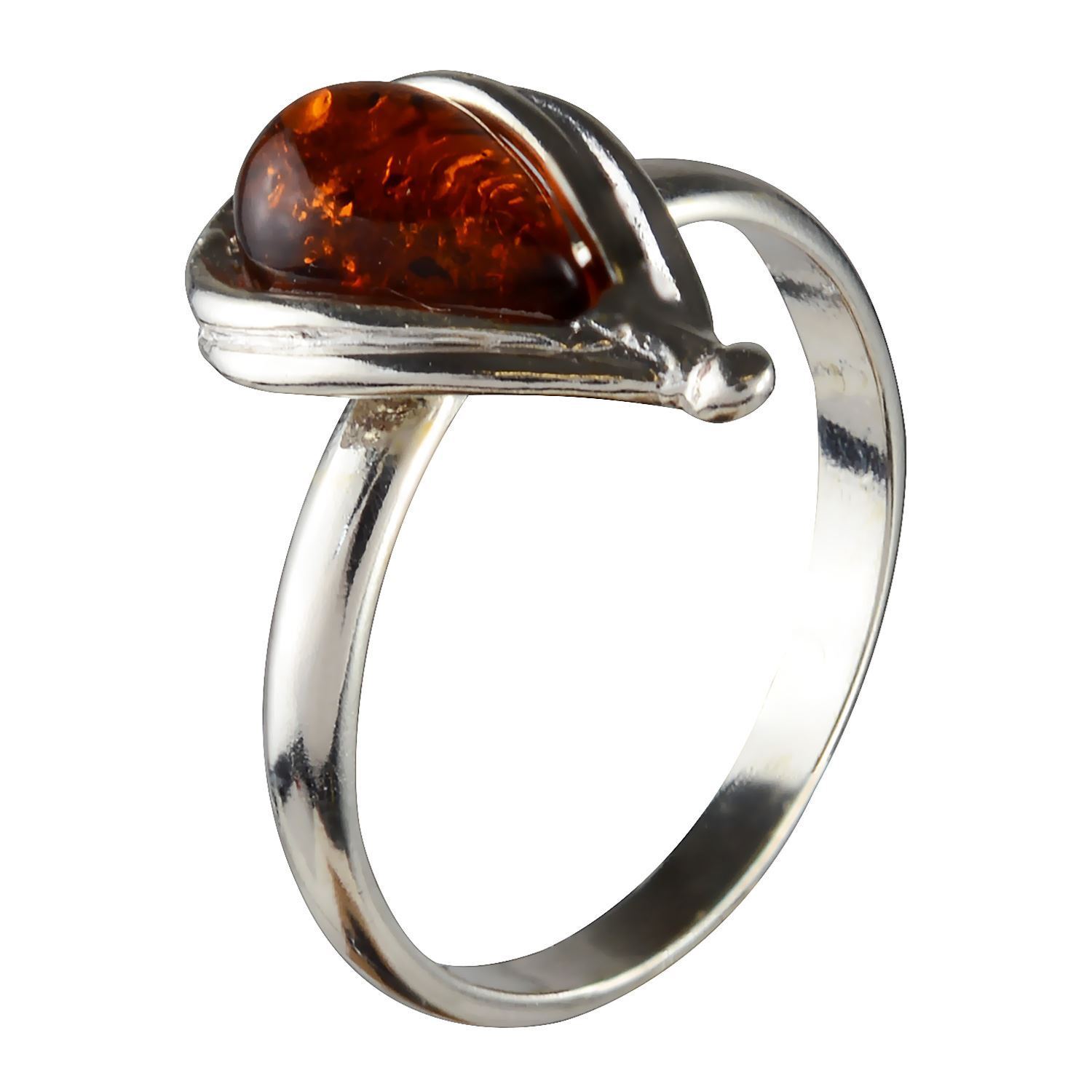 BALTIC BUTTERSCOTCH GREEN or HONEY AMBER STERLING SILVER HANDMADE SOLITAIRE RING