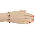 Sterling Silver and Baltic Honey Amber Bracelet "Makalya", Amber Jewelry Collection