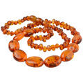 Baltic Honey Polished Mixed Amber Adult Necklace