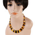 Multicolored Baltic Polished Amber Adult Necklace