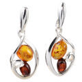 amber dangle earrings main picture