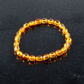 Polished Oval Beads Baltic Amber Bracelet, Amber Jewelry Collection