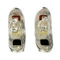 Sterling Silver and Baltic Multicolored Amber Earrings "Mila"