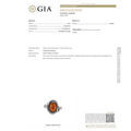 GIA Certified Sterling Silver and Baltic Honey  Amber Snake Ring
