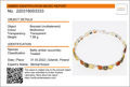 Sterling Silver Multi-Colored Baltic Amber Bracelet "Mila"