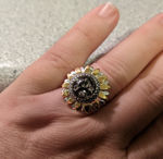 Gorgeous sunflower ring.