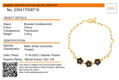 Gold Plated Sterling Silver and Cherry Baltic Amber Bracelet, Amber Jewelry Collection