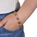 Sterling Silver and Baltic Honey Amber Bracelet "Sun", Amber Jewelry Collection