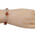 Sterling Silver and Baltic Honey Amber Bracelet " Airya"