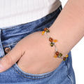 Sterling Silver Multi-Colored Baltic Amber Bracelet "Kayla", Amber Jewelry Collection