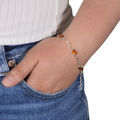 Sterling Silver Honey Baltic Amber  Bracelet Tulip , Amber Jewelry Collection