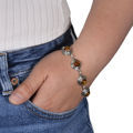 Sterling Silver Honey Round Baltic  Amber Bracelet, Amber Jewelry Collection