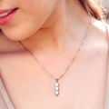Howlite Jewelry - Howlite Necklaces for Women - Howlite Beads (natural) Necklace Pendant, Includes 925 Sterling Silver Chain. Handmade in the USA
