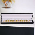 Amber and Gold Bracelet  - 18K Gold Plated 925 Sterling Silver, Amethyst, and Baltic Green Amber Adjustable Bracelet