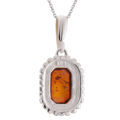 natural amber pendant 925 stamp