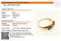 amber ring gold certified