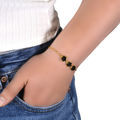 Gold Plated Sterling Silver and Cherry Baltic Amber Bracelet, Amber Jewelry Collection