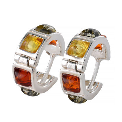 silver huggie hoop earrings