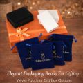 Holiday Gift Shops velvet jewelry pouches and gift box packaging set included with genuine Baltic amber jewelry for elegant gift presentation