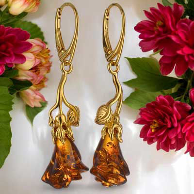 Amber Earrings