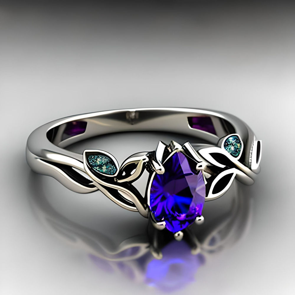 Using Gemstones in Engagement Rings, blue