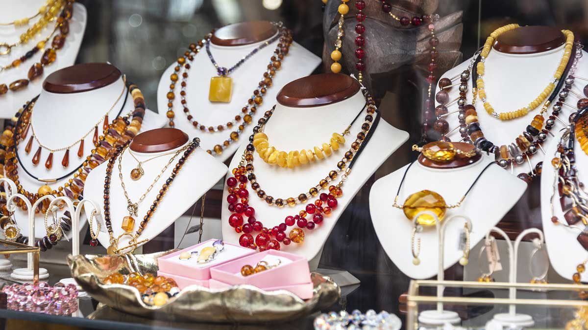 Baltic Amber Store In Poland